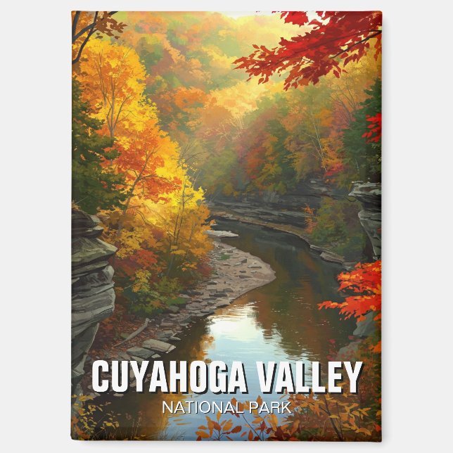 Cuyahoga Valley National Park Ohio Travel Magnet (Front)