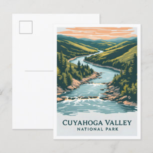 Cuyahoga Valley National Park Ohio USA Travel Postcard