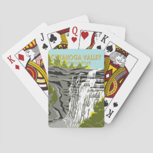 Cuyahoga Valley National Park Ohio Vintage  Playing Cards