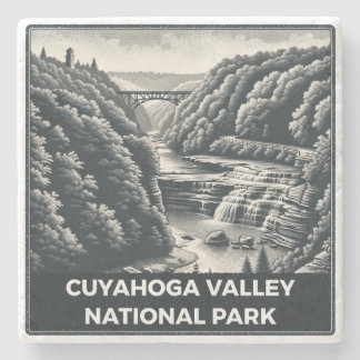 Cuyahoga Valley National Park Stone Coaster