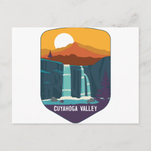 Cuyahoga Valley National Park waterfalls Ohio Postcard
