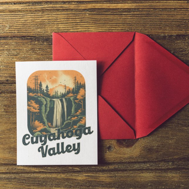 Cuyahoga Valley Travel Postcard (Cuyahoga Valley Vintage Travel Postcard)