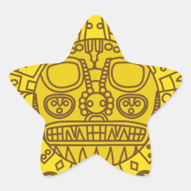 Cuzco Coat of Arms Star Sticker (Front)