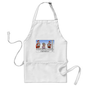 Cuzin' Vini Vidi Vici? Funny Cartoon Gifts & Tees Standard Apron