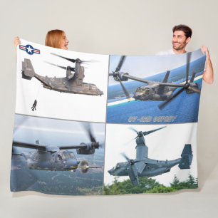 CV-22B OSPREY FLEECE BLANKET