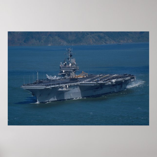 CV-64 Constellation, San Francisco Bay, California Poster (Front)