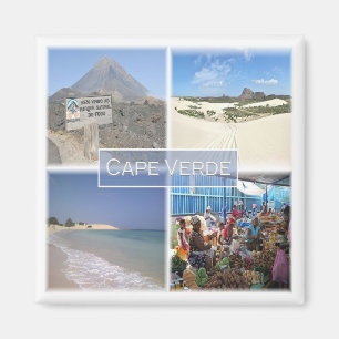 CV * Cape Verde - Mosaic Magnet
