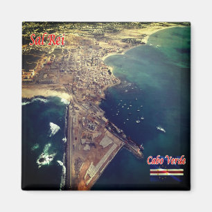 CV - Cape Verde - Sal Rei - Aerial Sal Reis Magnet