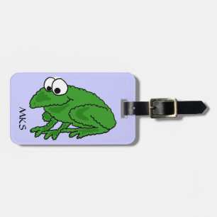 CV- Funny Frog Luggage Tag