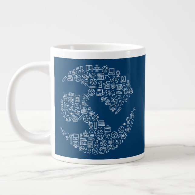 CV Icons - Jumbo Mug (Left)