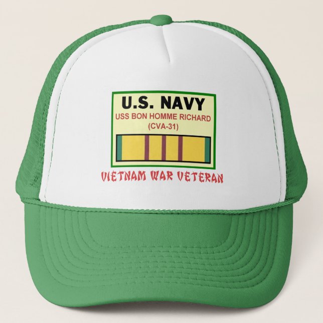 CVA-31 BON HOMME RICHARD TRUCKER HAT (Front)