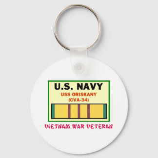 CVA-34 ORISKANY Vietnam War Vet Key Ring