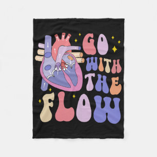 Cvicu Cardiac Nurse Anatomy Cardiology Human Heart Fleece Blanket