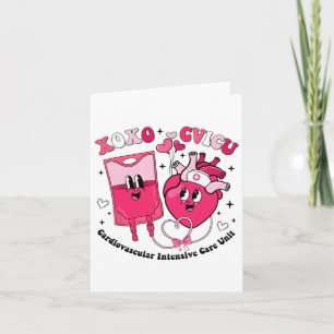 Cvicu Valentine's Day Cardiac Nurse Valentine Card