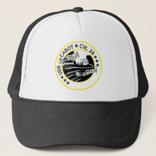 CVL-28 USS CABOT Multi-Purpose Light Aircraft Carr Trucker Hat