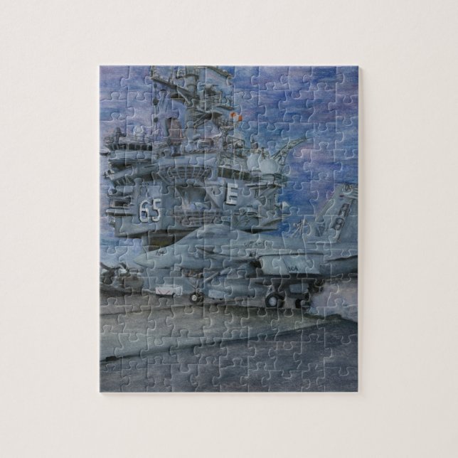 CVN-65 USS ENTERPRISE JIGSAW PUZZLE (Vertical)
