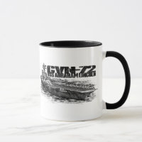 CVN-72 Abraham Lincoln 11 oz Ringer Mug