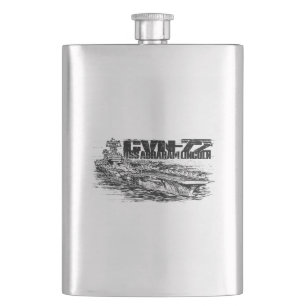 CVN-72 Abraham Lincoln Classic Flask