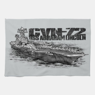 CVN-72 Abraham Lincoln Kitchen Towels