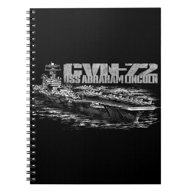 CVN-72 Abraham Lincoln Photo Notebook (80 Pages B (Front)