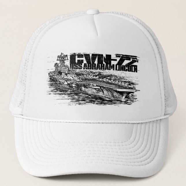 CVN-72 Abraham Lincoln Trucker Hat (Front)