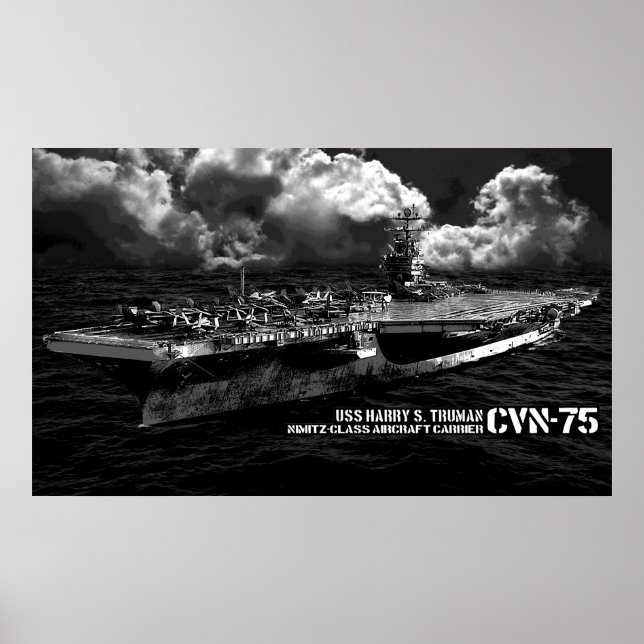 CVN-75 Harry S. Truman Print (Front)