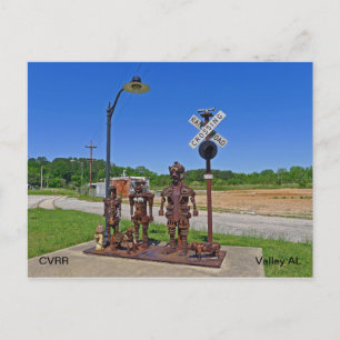 CVRR Trail Iron Man and Family Postcard