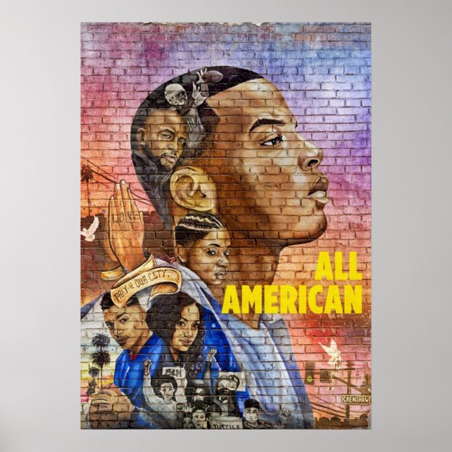 Cw all american football series notebook poster (Front)