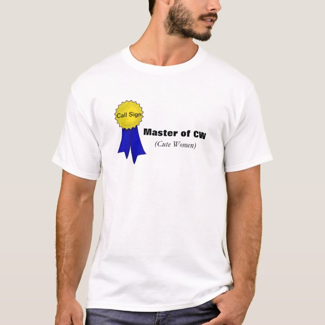 CW Award Shirt  Funny  -  Customise It! (Front)