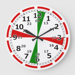 CW Radio Room Wall Clock