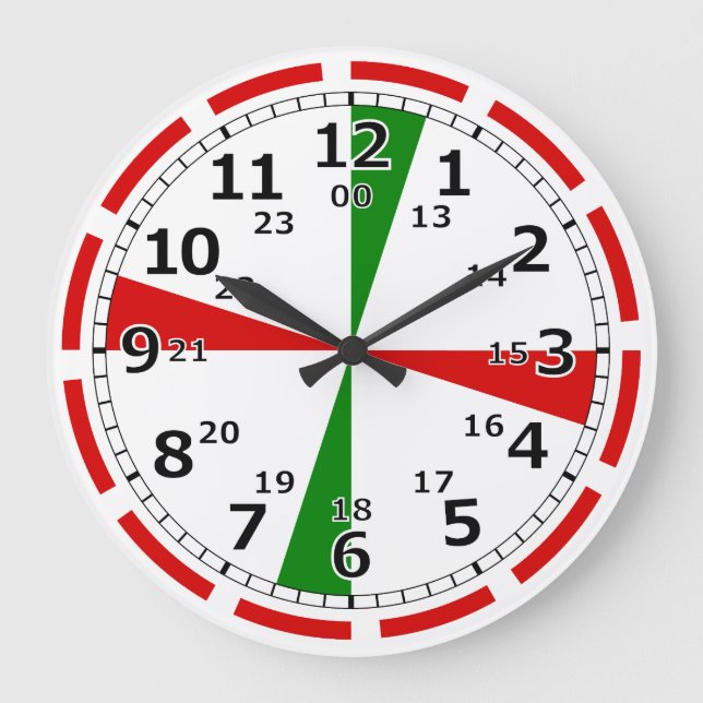 CW Radio Room Wall Clock (Front)