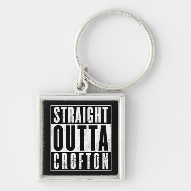 CWA- STRAIGHT OUTTA CROFTON KEY RING (Front)