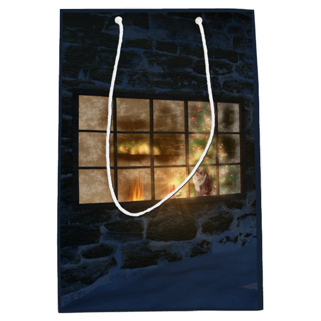 Cwm Christmas Gift Bag (Front)