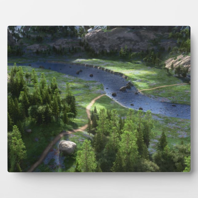 Cwm Solitude Photo Plaque (Front)