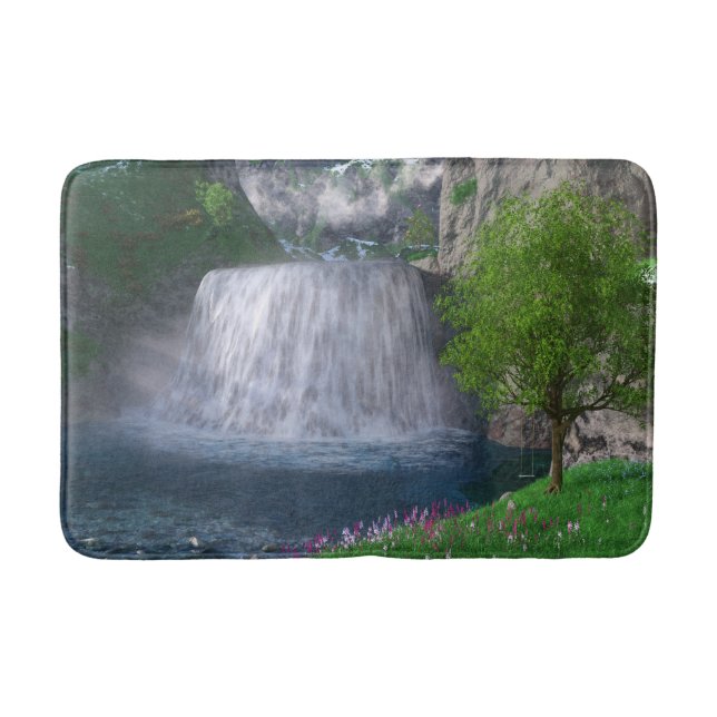 Cwm Waterfall Bathmat (Front)