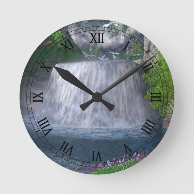 Cwm Waterfall Clock (Front)