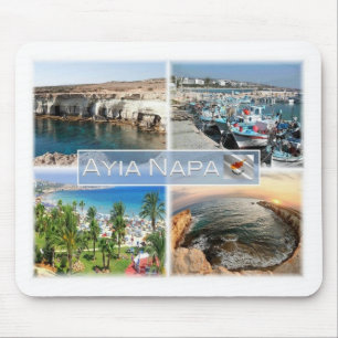 CY Cyprus - Ayia Napa - Caves Port - Mouse Pad