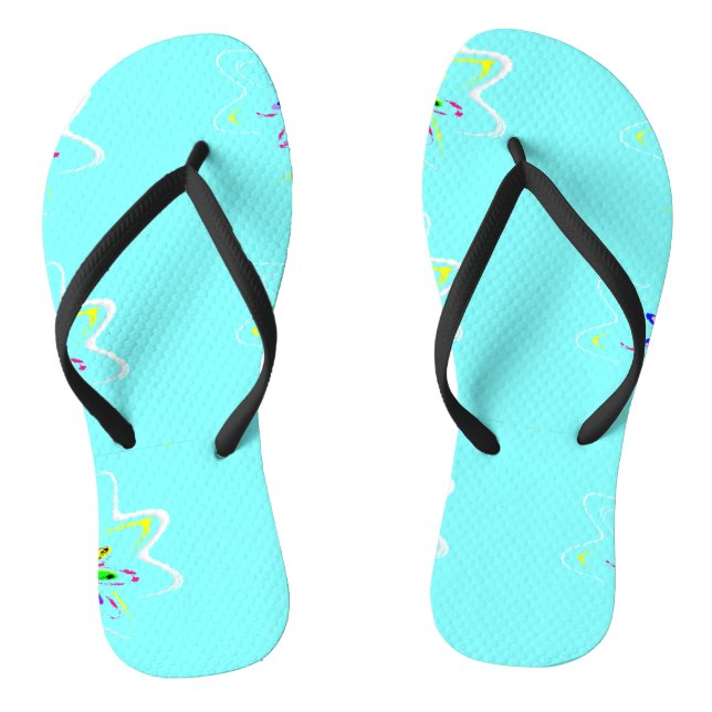 "Cy Flower"  Thongs (Footbed)