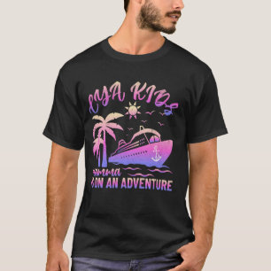 Cya Kids Mamma Is On An Adventure Cruise Mum Famil T-Shirt