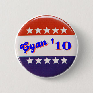 Cyan '10 Button