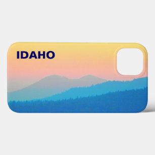 Cyan and Salmon Sunset iPhone 13 Case