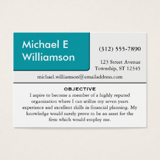 job search business cards