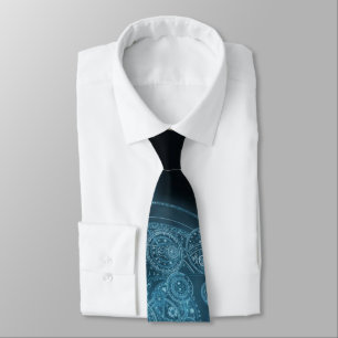 Cyan Engineer Tie