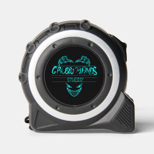 Cyan Grubby Hands Studio Tape Measure 1