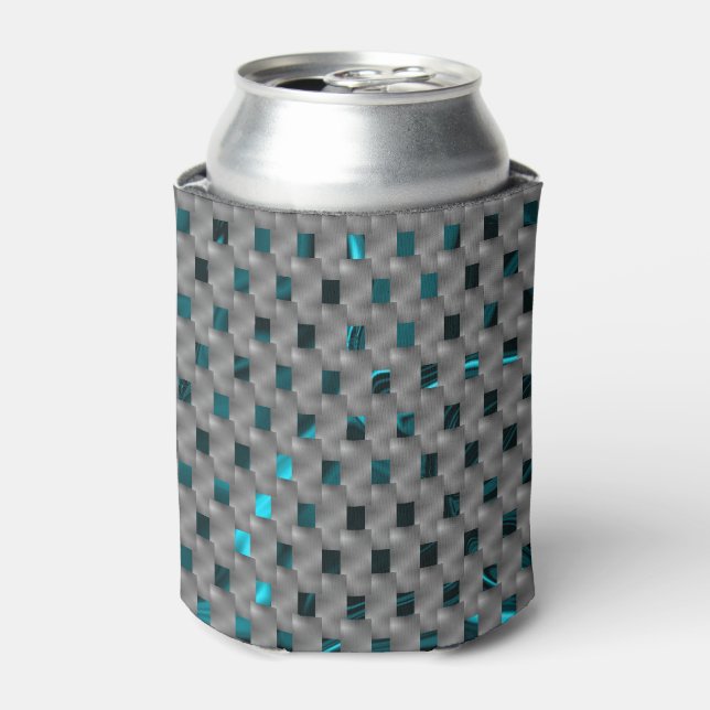 Cyan image under grey plates, rectangle shapes can cooler (Can Front)