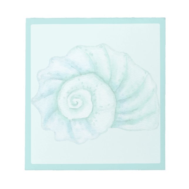 Cyan Shell Notepad (Front)