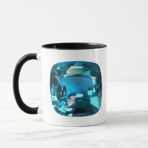 Cyan Sky Blue Mug