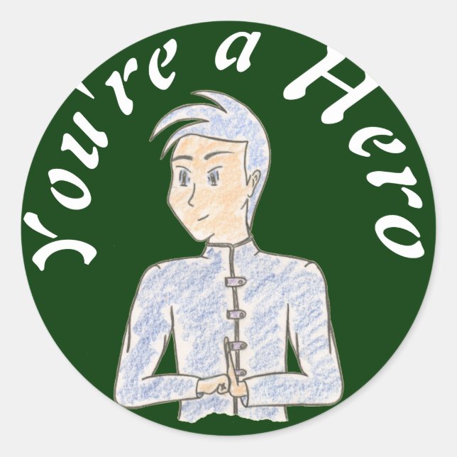 Cyankazu Classic Round Sticker (Front)