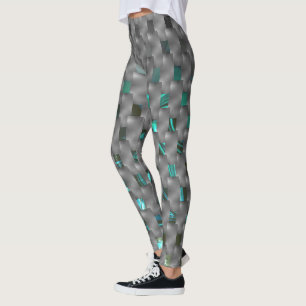 Cyano image under grey plates, rectangular shapes leggings