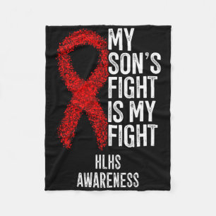 Cyanotic Heart Disease My Son's Fight Is My Fight Fleece Blanket